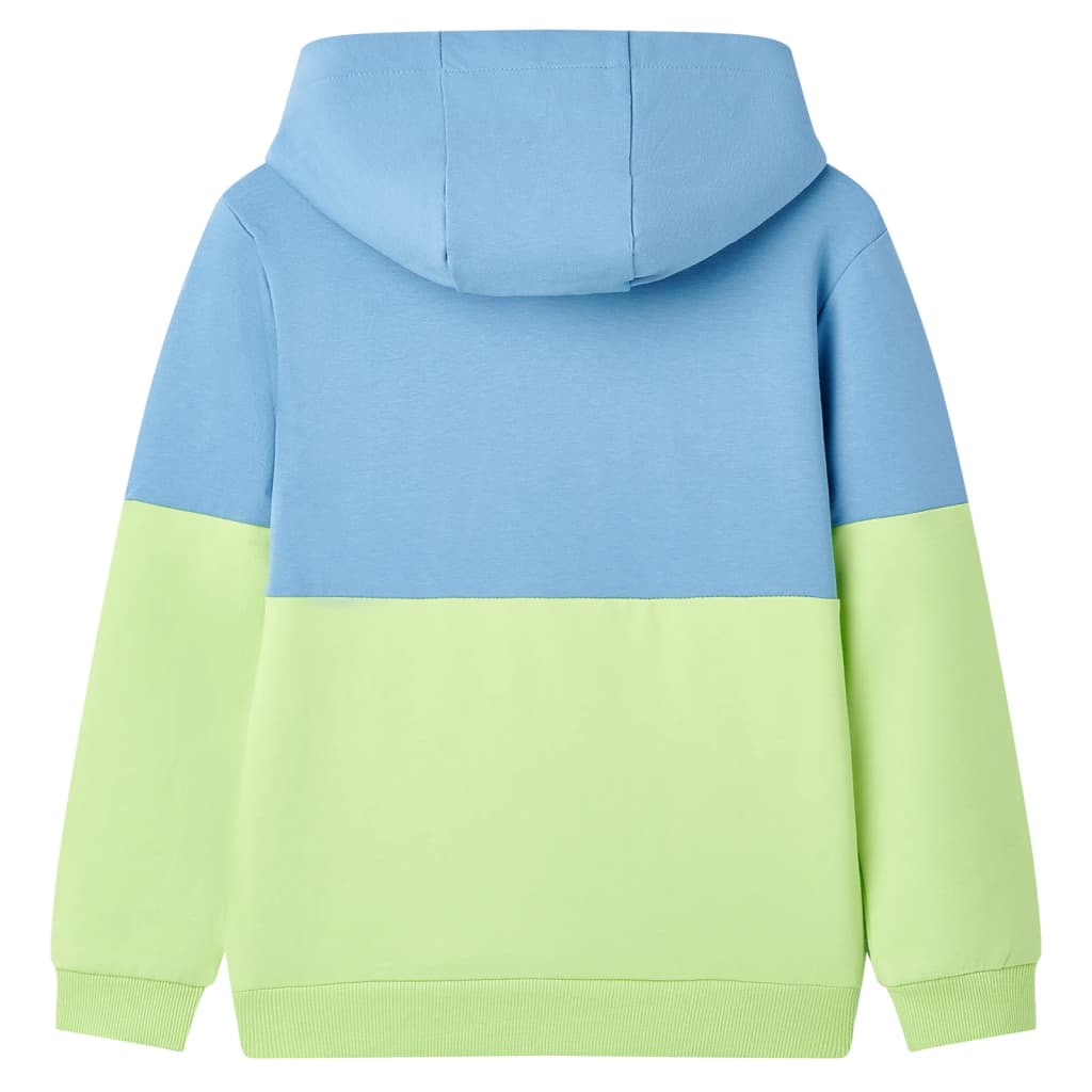 VIDAXL SWEATER CHIEDS MWAS WITH HOOD 104 BLU e giallo morbido