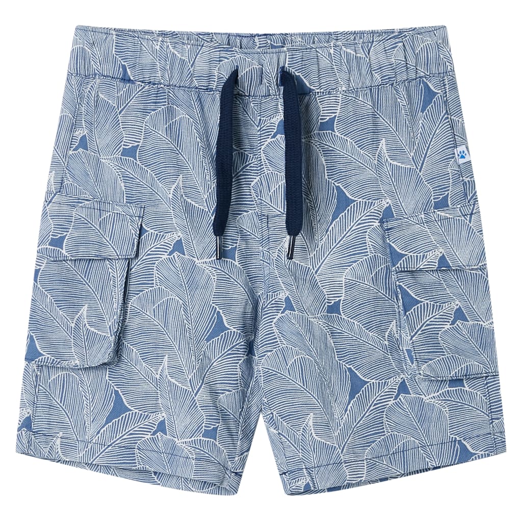 Vidaxl Shorts para niños con Trekoord 92 Blue oscuro