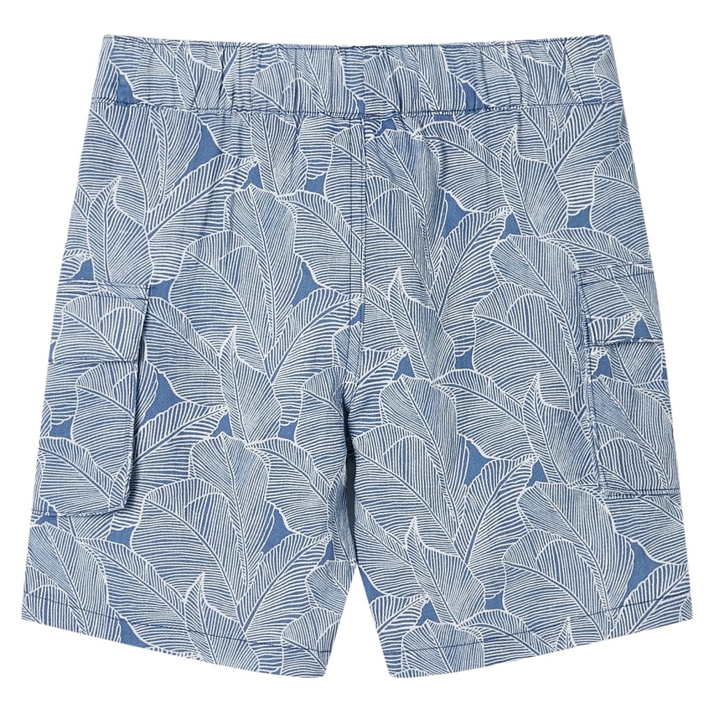 Vidaxl Shorts para niños con Trekoord 92 Blue oscuro