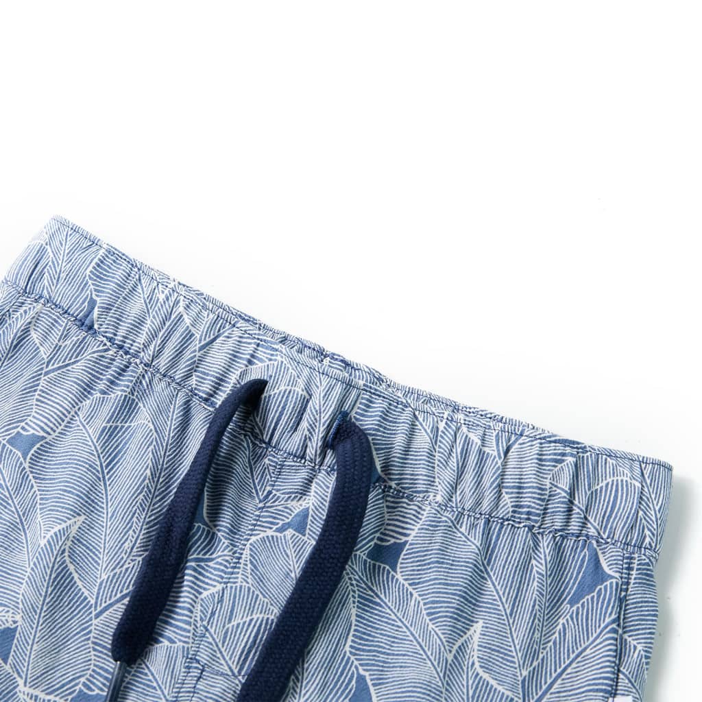 Vidaxl Shorts para niños con Trekoord 92 Blue oscuro