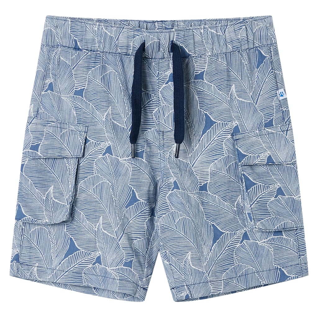 Vidaxl Shorts per bambini con trekoord 104 blu scuro