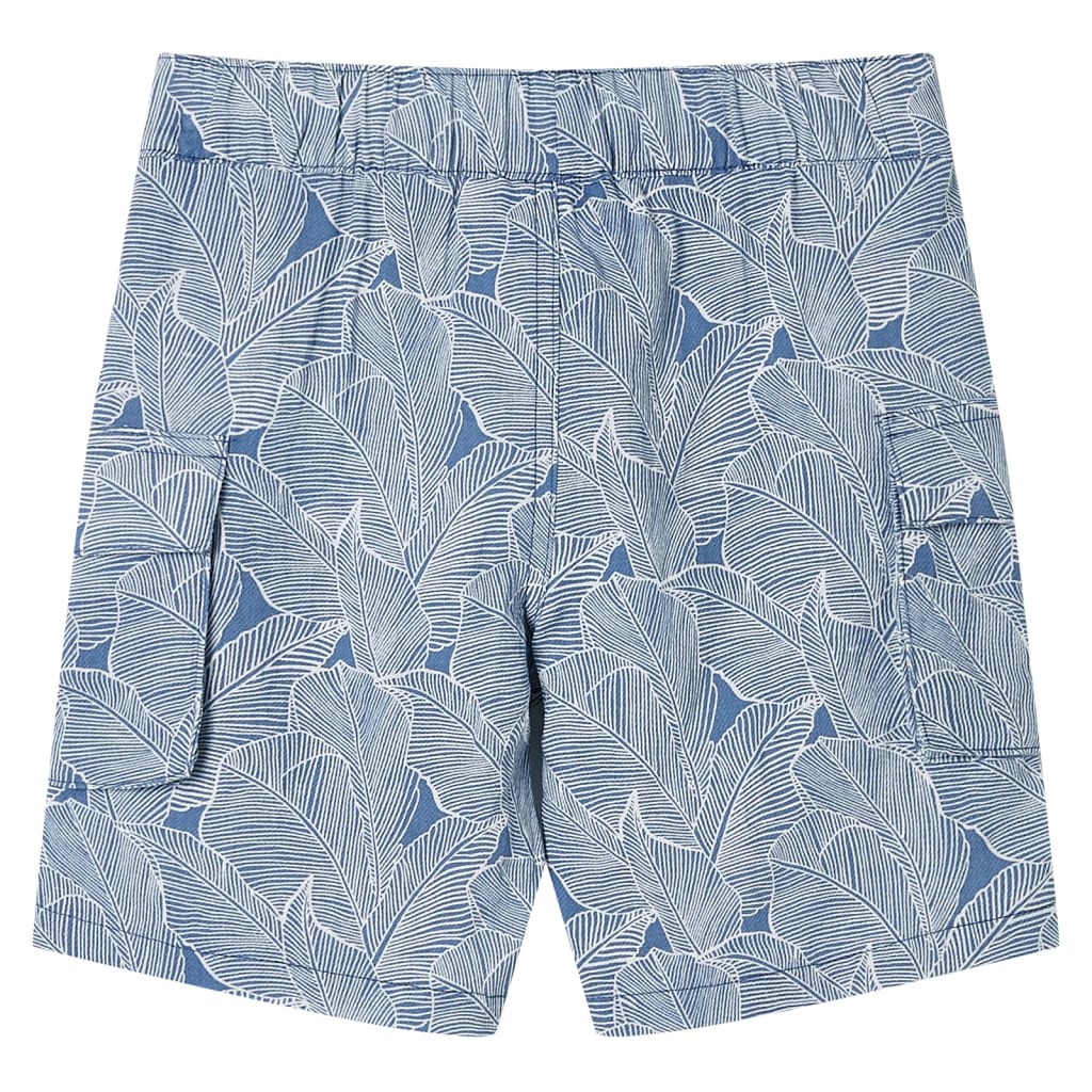 Vidaxl Shorts per bambini con trekoord 104 blu scuro
