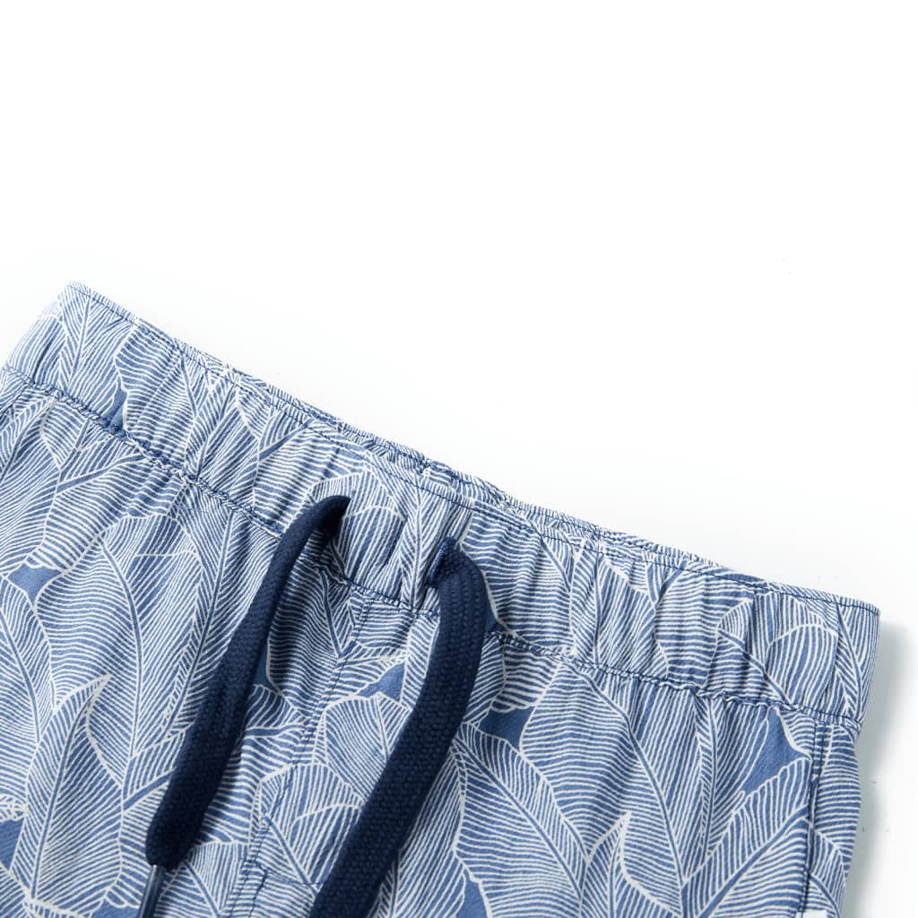 Vidaxl Shorts para niños con Trekoord 104 Blue oscuro