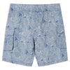 Vidaxl Shorts per bambini con trekoord 116 blu scuro