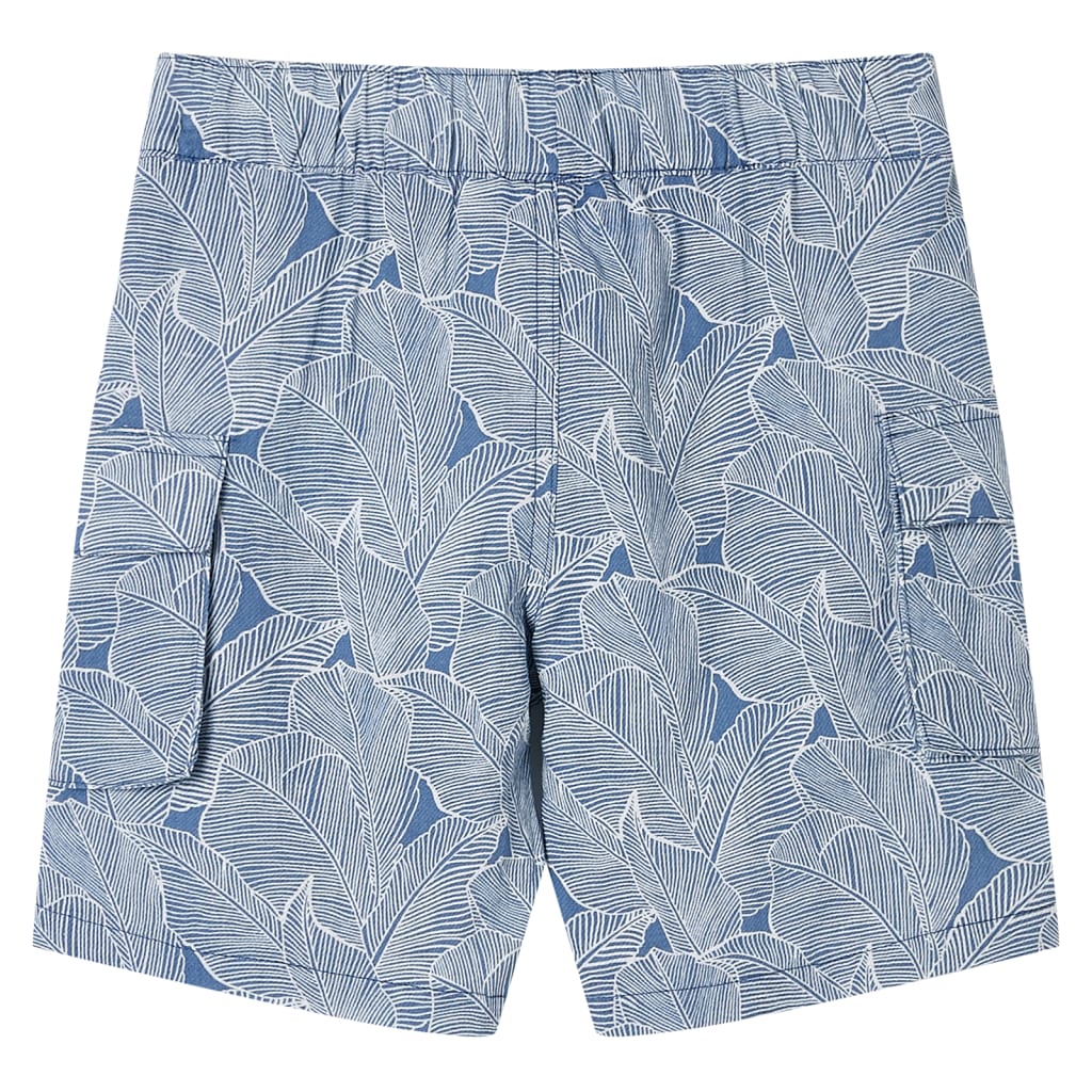 Vidaxl Shorts per bambini con trekoord 116 blu scuro