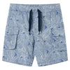 Vidaxl Shorts per bambini con trekoord 128 blu scuro