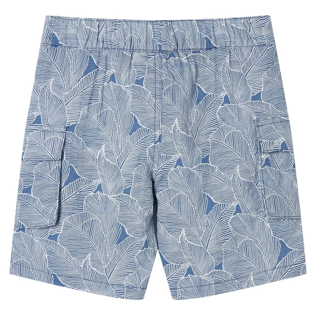 Vidaxl Shorts para niños con Trekoord 128 Blue oscuro