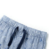 Vidaxl Shorts per bambini con trekoord 128 blu scuro