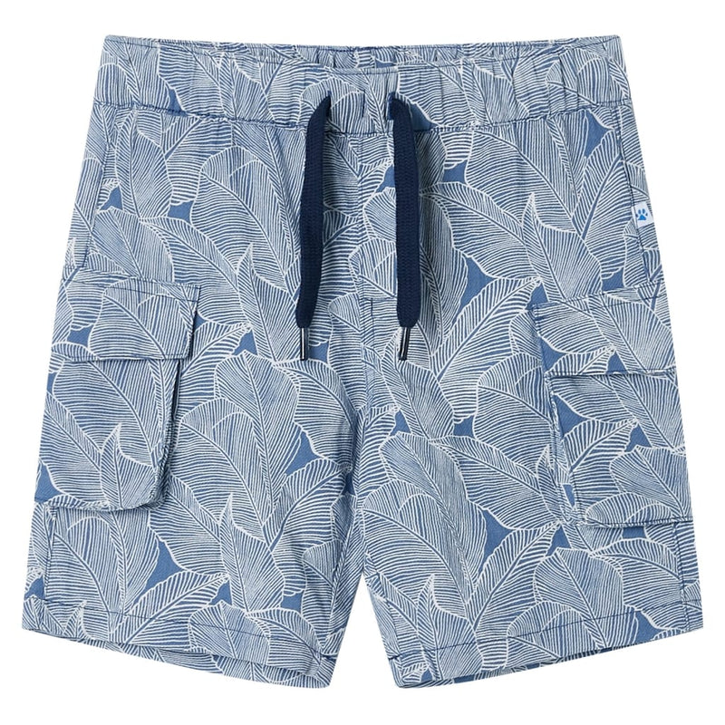 Vidaxl Shorts per bambini con trekoord 140 blu scuro