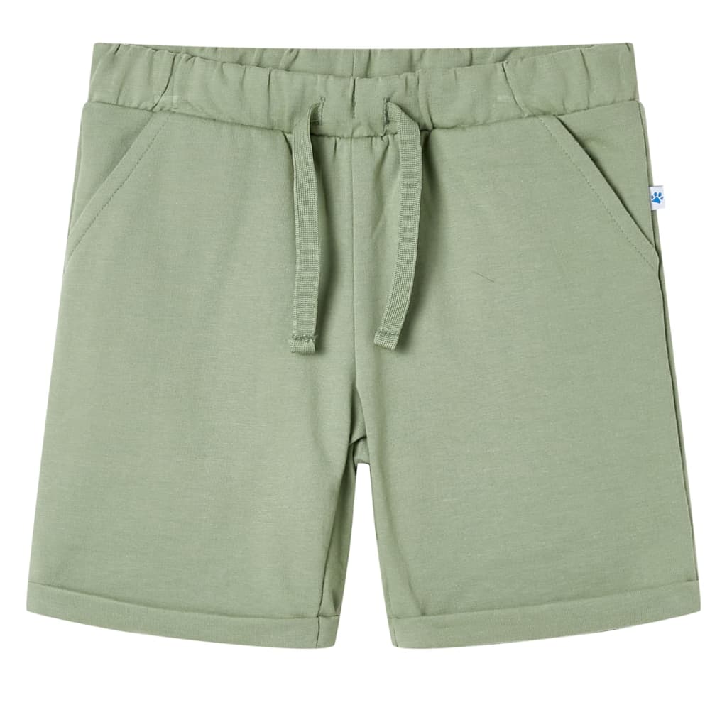 Vidaxl Shorts para niños con Trekkoord 92 Lichtkaki