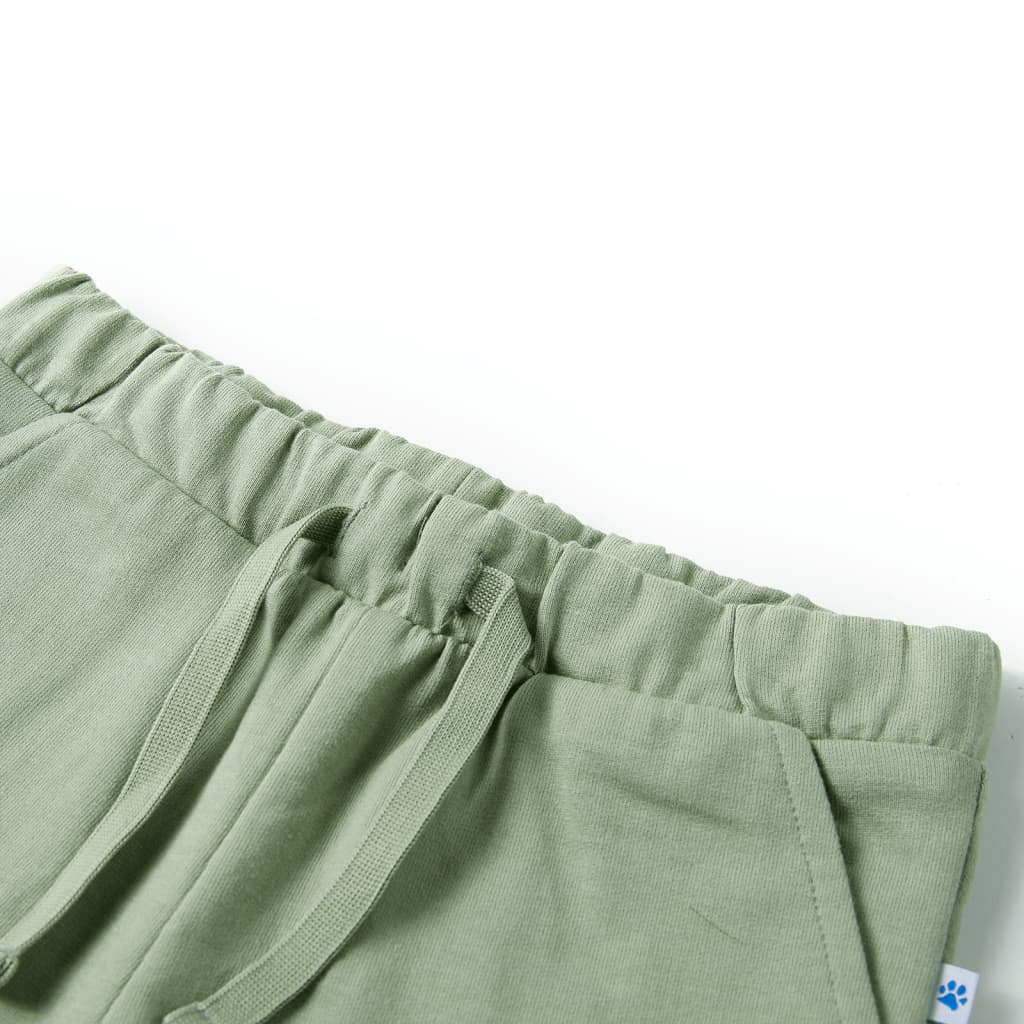 Vidaxl Shorts para niños con Trekkoord 92 Lichtkaki