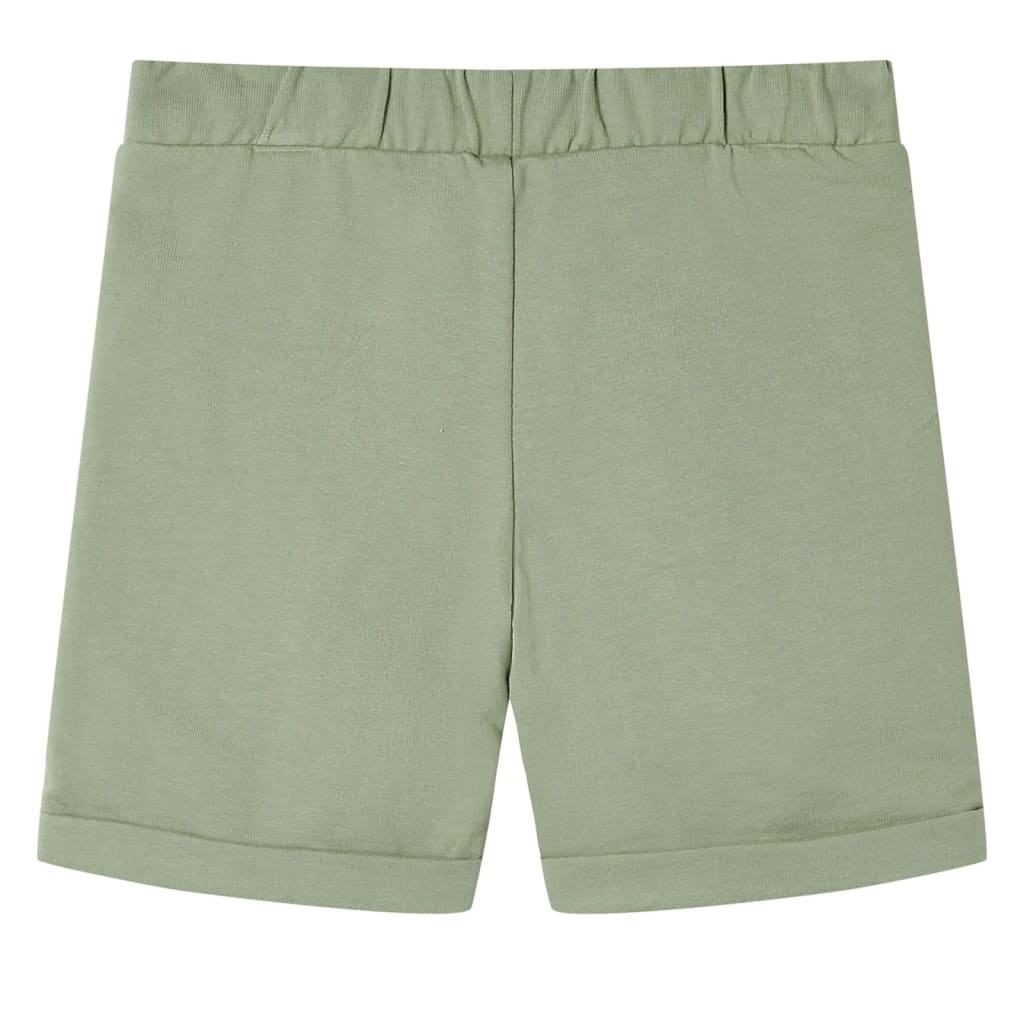 Vidaxl Shorts para niños con Trekkoord 128 Lichtkaki