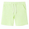 Vidaxl Shorts per bambini con Trekkoord 104 Neongeel