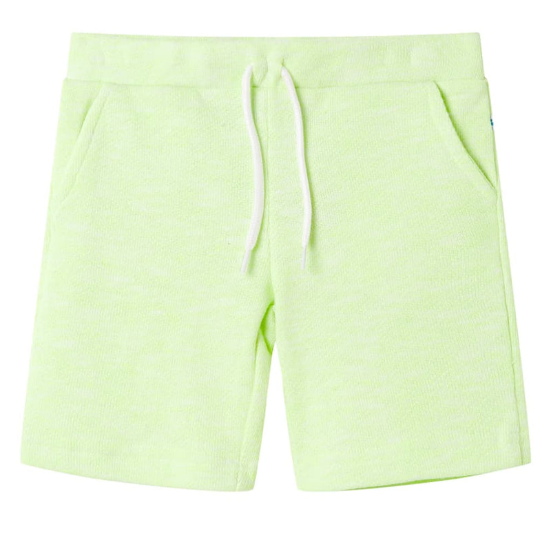 Vidaxl Shorts per bambini con Trekkoord 116 Neongeel