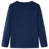 Camicia per bambini Vidaxl con maniche lunghe 104 blu navy mista