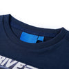Vidaxl kindershirt met lange mouwen 116 gemêleerd marineblauw