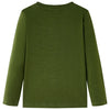 Camicia per bambini Vidaxl con maniche lunghe 92 Donkerkaklijk