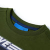 Camicia per bambini Vidaxl con maniche lunghe 116 Dark Kakiklijk