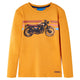 Vidaxl children's shirt with long sleeves 116 ocher -colored