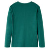 Camicia per bambini Vidaxl con maniche lunghe 92 verde