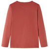 Camicia per bambini Vidaxl con maniche lunghe 104 henné luminoso