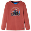 Camicia per bambini Vidaxl con maniche lunghe 116 henné luminoso