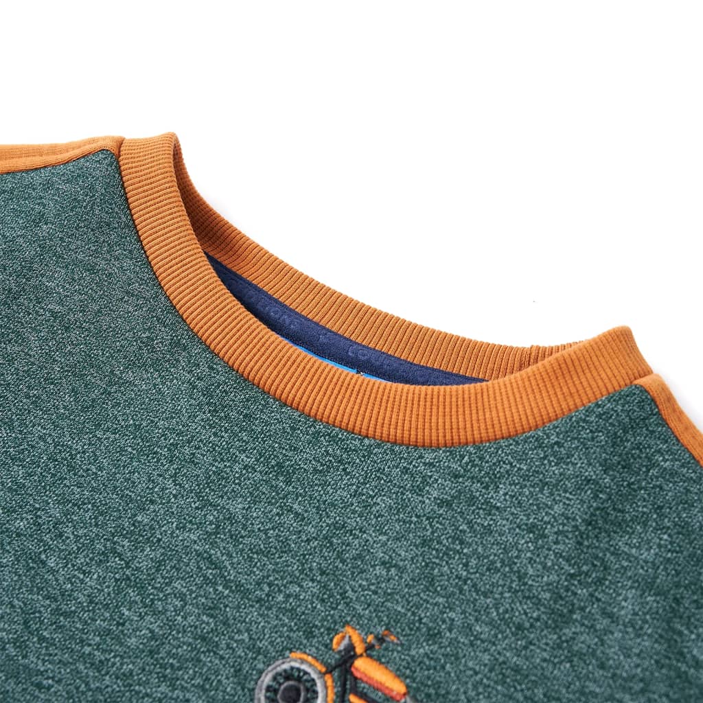 Vidaxl Children's Sweater 92 Mixed Dark Green