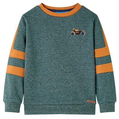 Vidaxl Children's Sweater 104 Mixed Dark Green