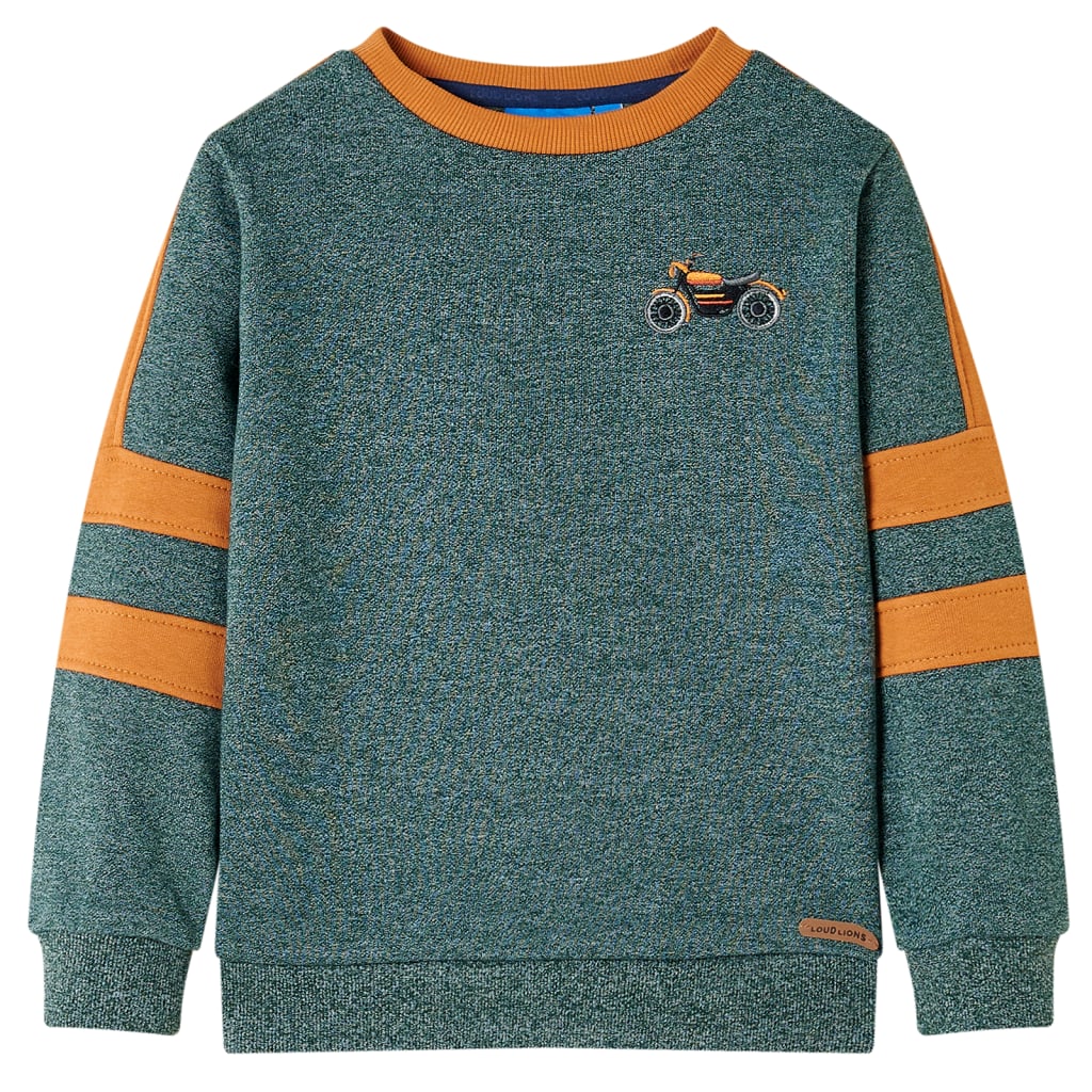 Vidaxl Children's Sweater 116 Mixed Dark Green