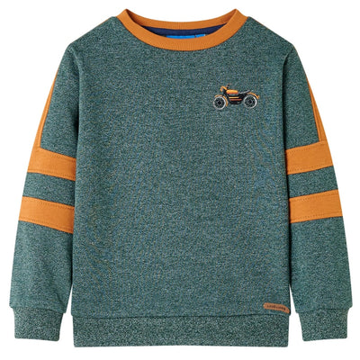 Vidaxl Children's Sweater 140 Mixed Dark Green