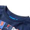 Camicia per bambini Vidaxl con maniche lunghe 104 blu navy mista