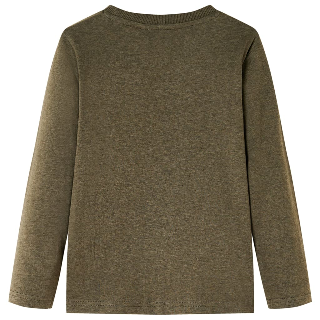 Camicia per bambini Vidaxl con maniche lunghe 104 kakikleur mista