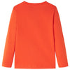 Camisa para niños Vidaxl con mangas largas 104 Naranja brillante