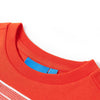 Camisa para niños Vidaxl con mangas largas 128 Naranja brillante