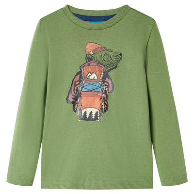 Camisa infantil de Vidaxl con mangas largas 92 Light -Seled