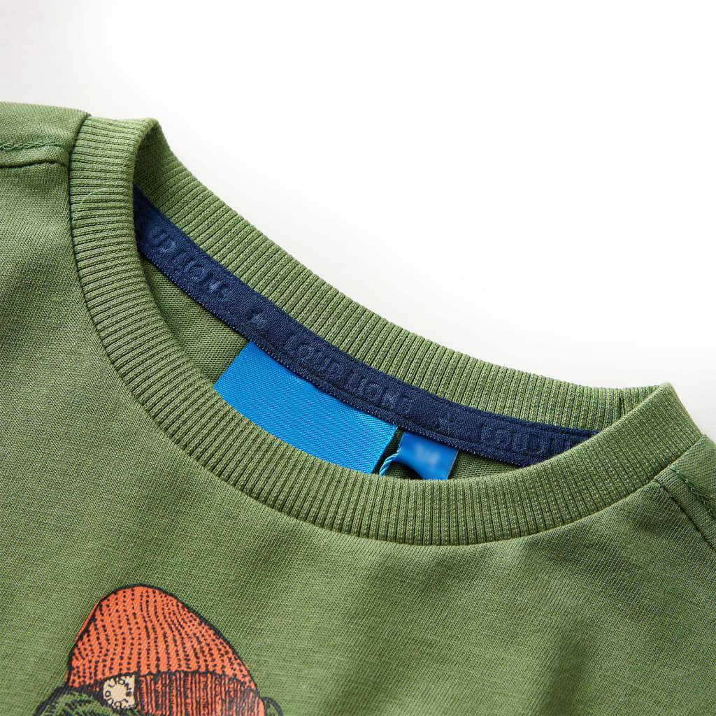 Camicia per bambini Vidaxl con maniche lunghe 104 Light -loft -colorata