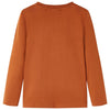 Vidaxl Camisa para niños con mangas largas 116 Oranjebruin
