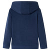 Vidaxl Siga per bambini con cappuccio 128 blu navy mista e arancione