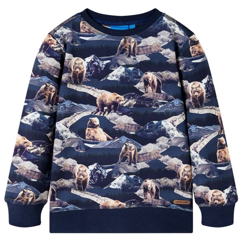 Vidaxl Children's Sweater 104 Navy Blue