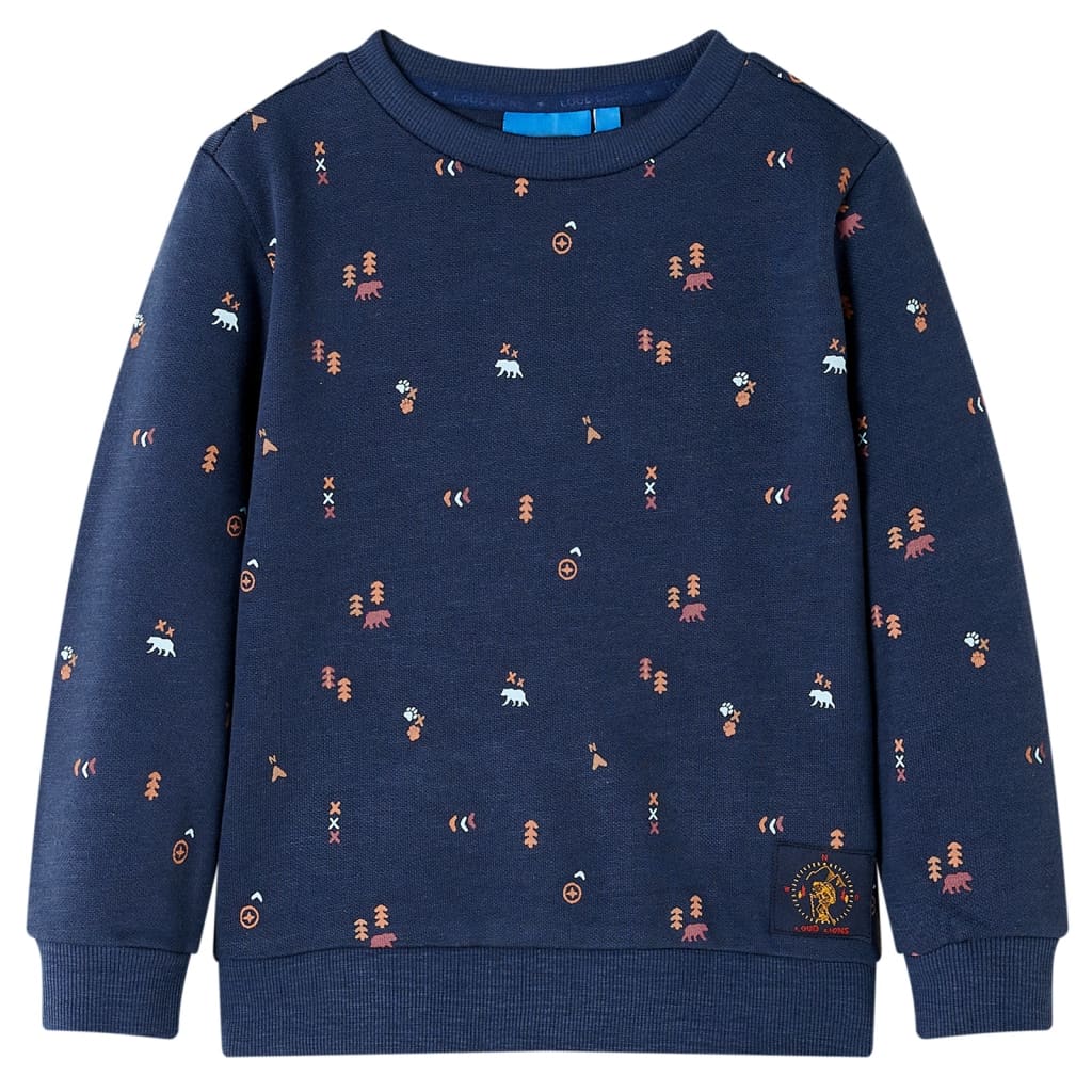 Vidaxl Children's Sweater 128 Mixed Navy Blue