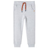 Pantaloni da jogging per bambini Vidaxl 92 grigio misto