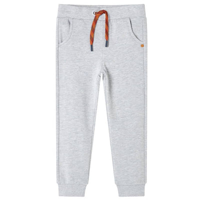 Pantalones de trote de Vidaxl para niños 104 Gris mixto