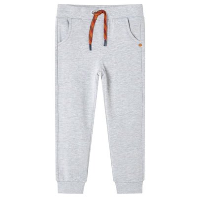 Pantalones de trote de Vidaxl para niños 116 Gris mixto