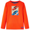 Camicia per bambini Vidaxl con maniche lunghe 104 Brightroranje