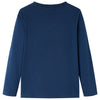 Camicia per bambini Vidaxl con maniche lunghe 92 blu navy