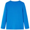 Camicia per bambini Vidaxl con maniche lunghe 116 cobalt blu