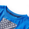 Camicia per bambini Vidaxl con maniche lunghe 128 cobalto blu