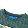 Vidaxl kindershirt met lange mouwen 128 gemêleerd donkergroen