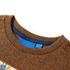 Camisa para niños Vidaxl con mangas largas 104 Color de coñac mixto