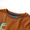 Vidaxl kindershirt met lange mouwen 104 cognackleurig